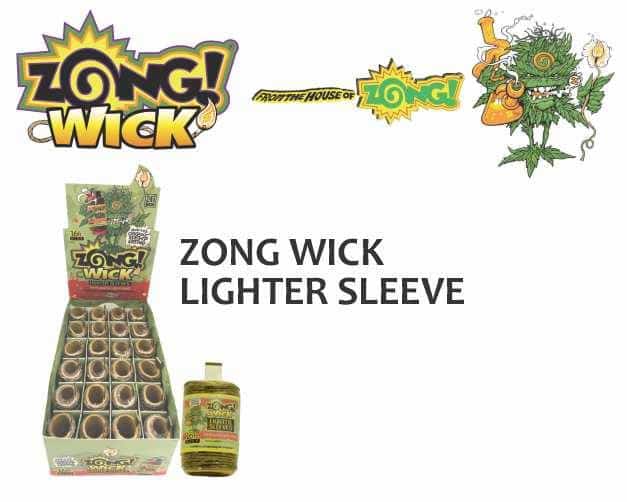Zong Wick 16’ Hemp Wick Lighter Sleeve 24ct Display - Smoke Shop Wholesale. Done Right.