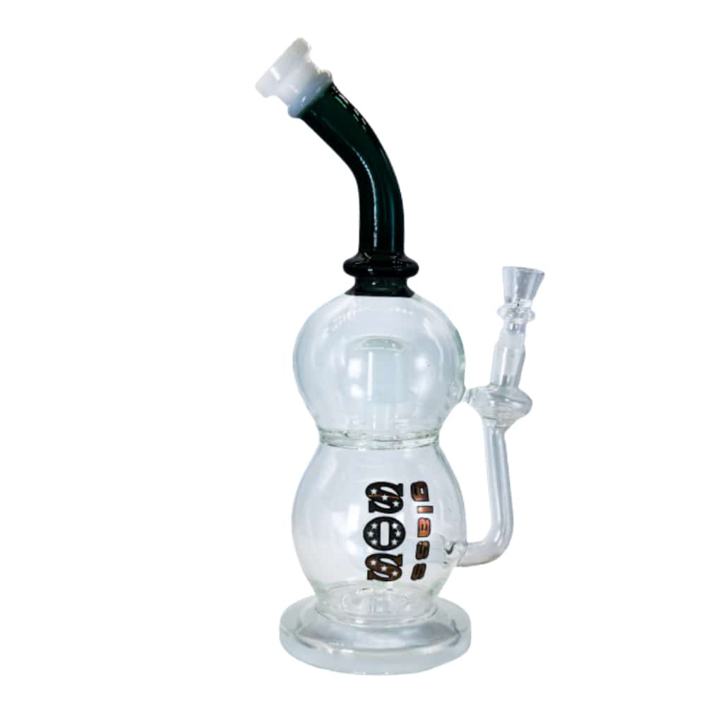 12 Double Globe Glass Water Pipe - Smoke Shop Wholesale. Done Right.