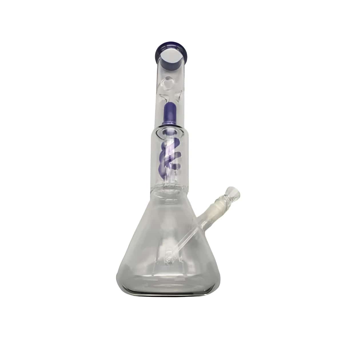 16’’ Beaker Dome Helix Perk Glass Water Pipe - Smoke Shop Wholesale. Done Right.