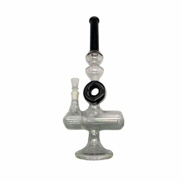 18’’ Inline Donut Glass Water Pipe - Smoke Shop Wholesale. Done Right.