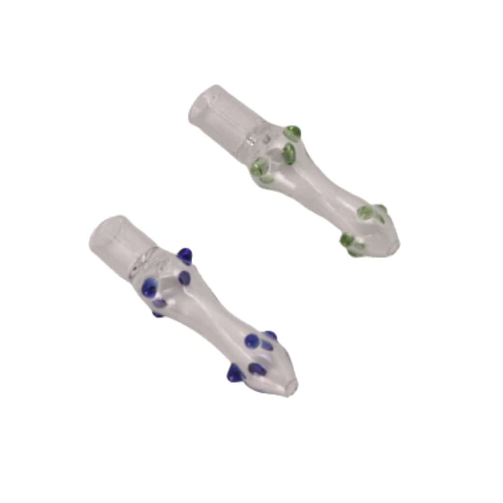 2’’ Dotted Glass Chillum - Smoke Shop Wholesale. Done Right.