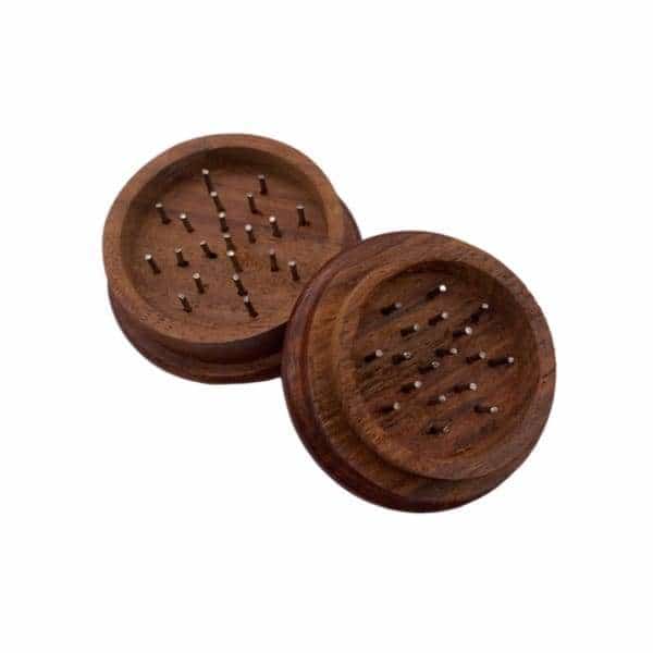 2pc Wooden Grinder - Smoke Shop Wholesale. Done Right.