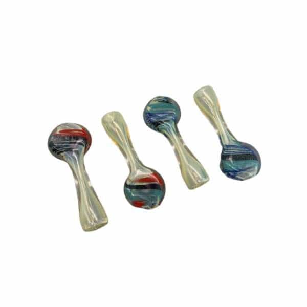 3.5’’ Chillum with Flat Round Mouthpiece Glass Hand Pipe - Smoke Shop Wholesale. Done Right.