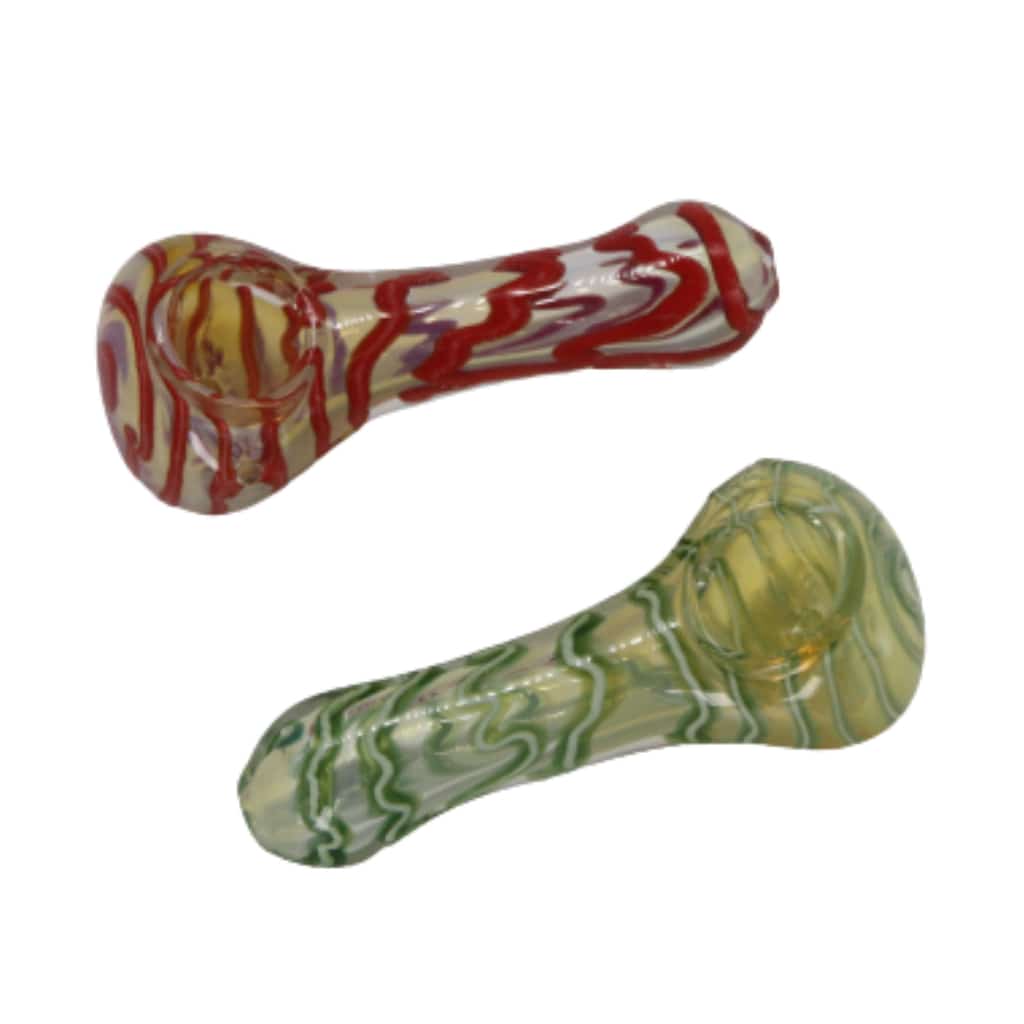 3½’ Fumed Inside Out Spoon Glass Hand Pipe - Smoke Shop Wholesale. Done Right.