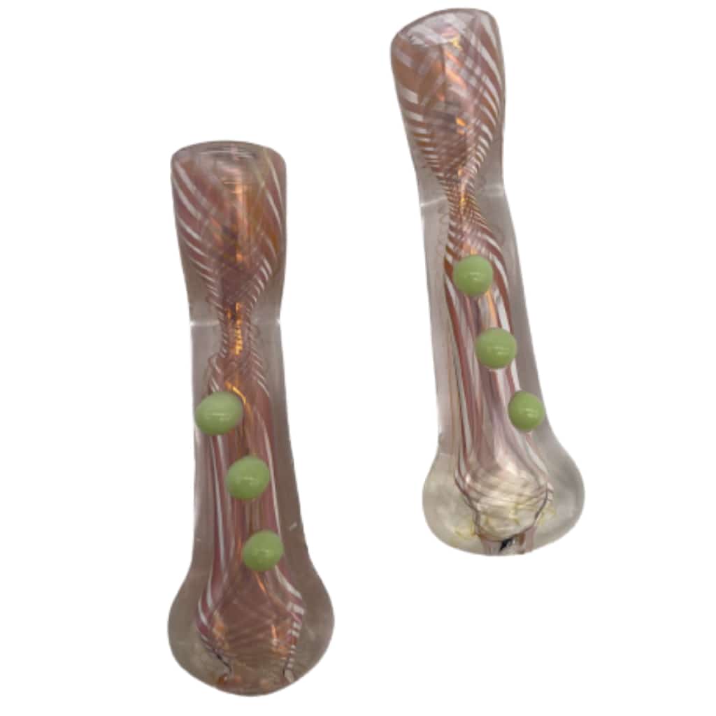 3.5 Gold Fumed Slime Dot Chillum - Smoke Shop Wholesale. Done Right.
