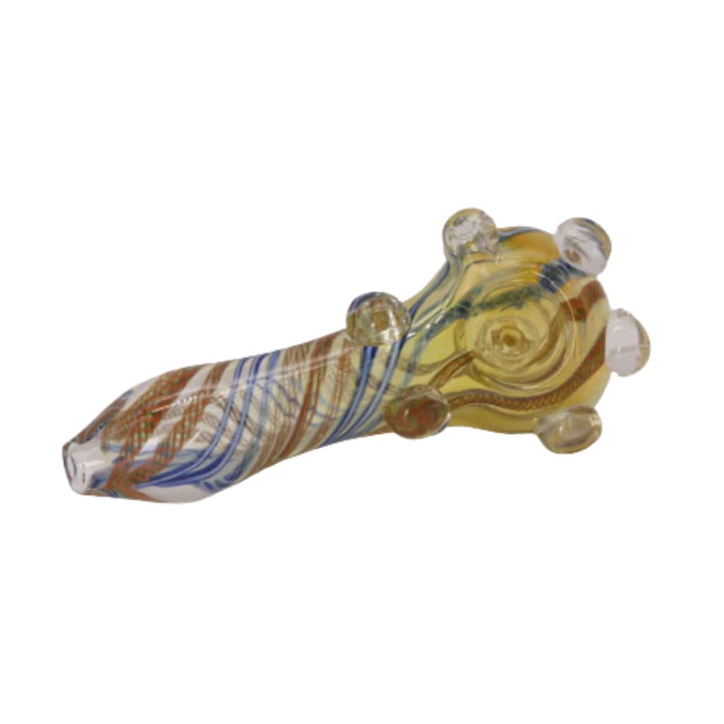 4.5 Marbled Glass Hand Pipe - Smoke Shop Wholesale. Done Right.