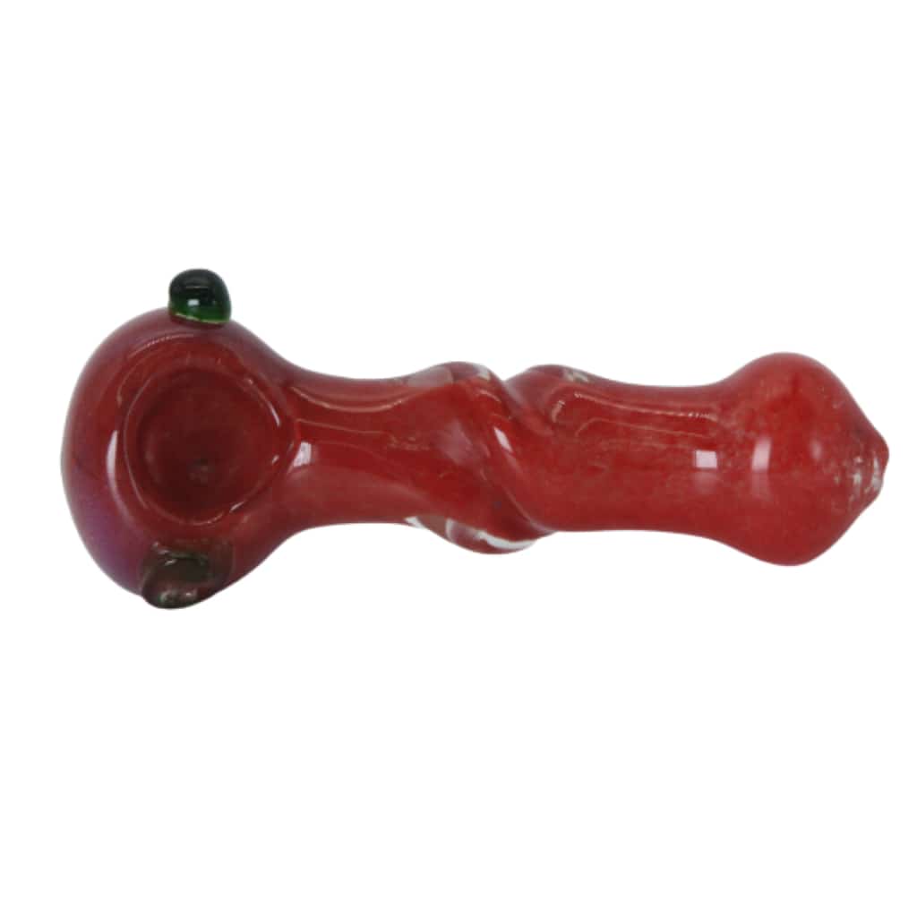 4.5’’ Twisted Frit Spoon Glass Hand Pipe - Smoke Shop Wholesale. Done Right.