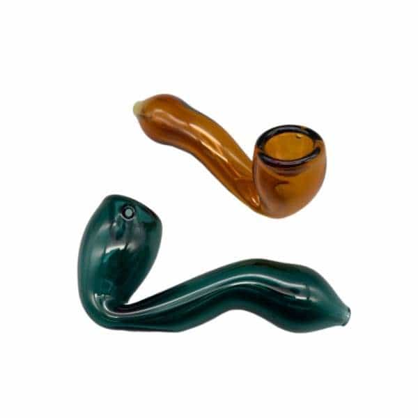 4’’ Full Colortube Sherlock Glass Hand Pipe - Smoke Shop Wholesale. Done Right.