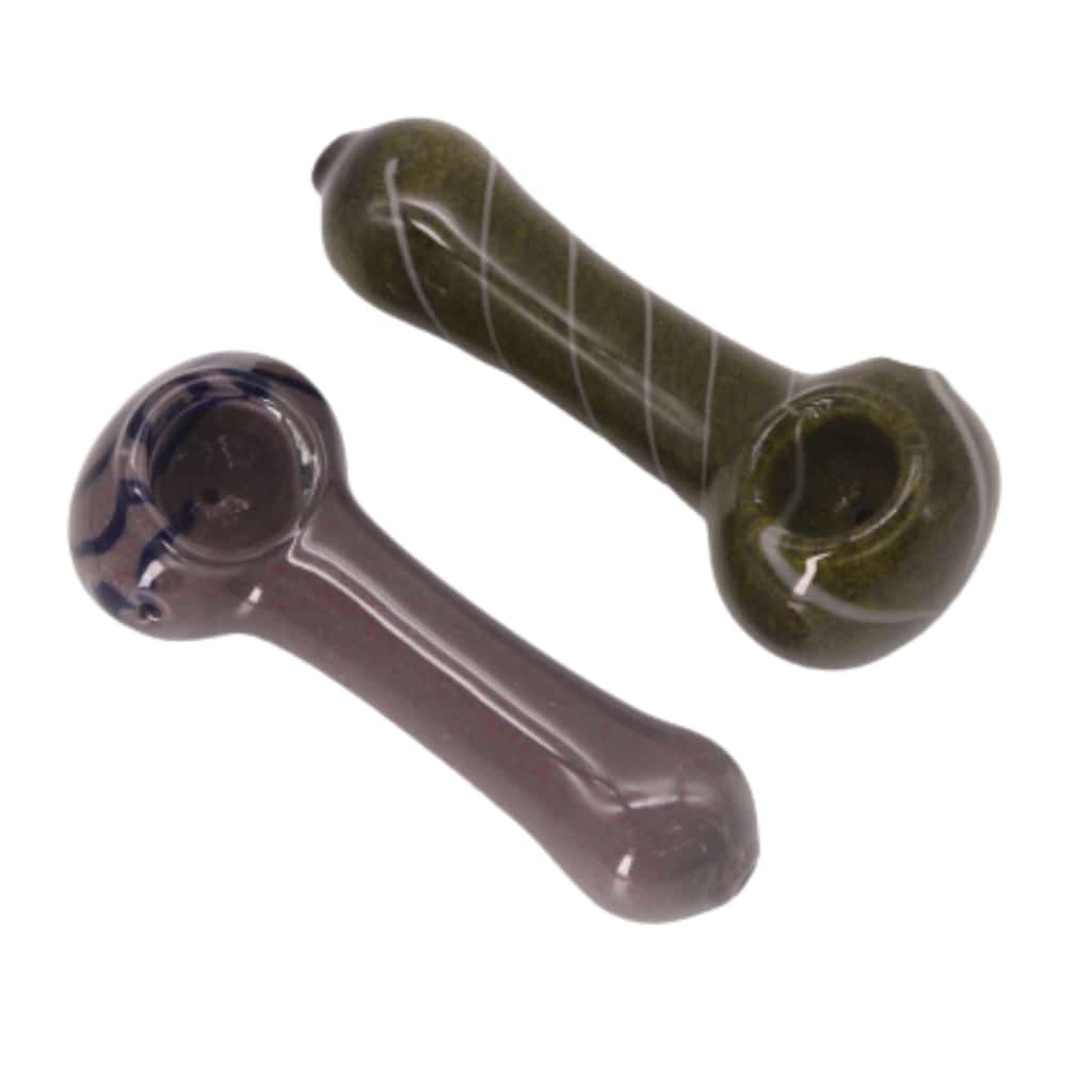 4’’ Heavy Frit Glass Hand Pipe - Smoke Shop Wholesale. Done Right.