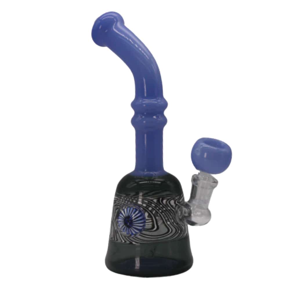 8’’ Marble Barrel Base Glass Water Pipe - Smoke Shop Wholesale. Done Right.