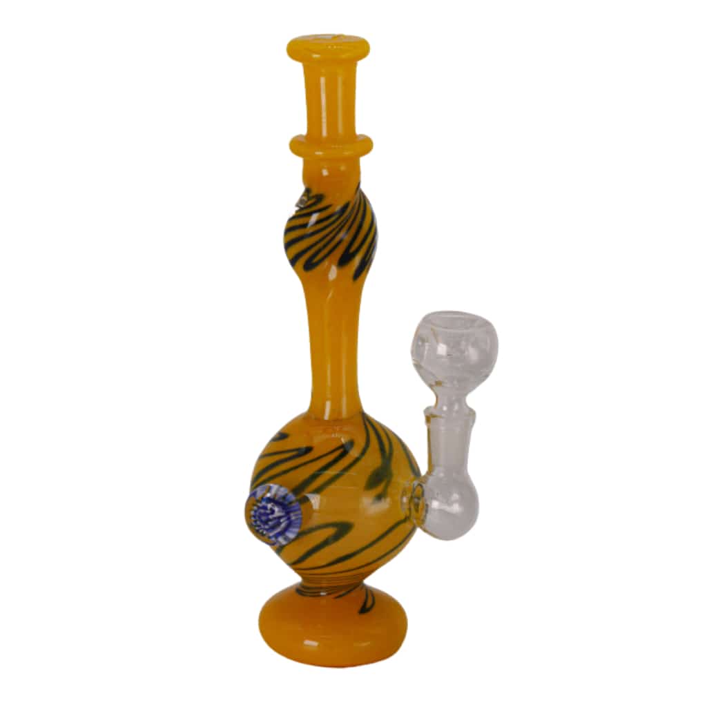 9’’ Colored Marble Thin Neck Glass Water Pipe - Smoke Shop Wholesale. Done Right.