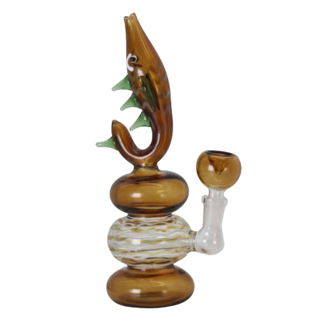 9’’ Triple Bubble Fish Glass Water Pipe - Smoke Shop Wholesale. Done Right.