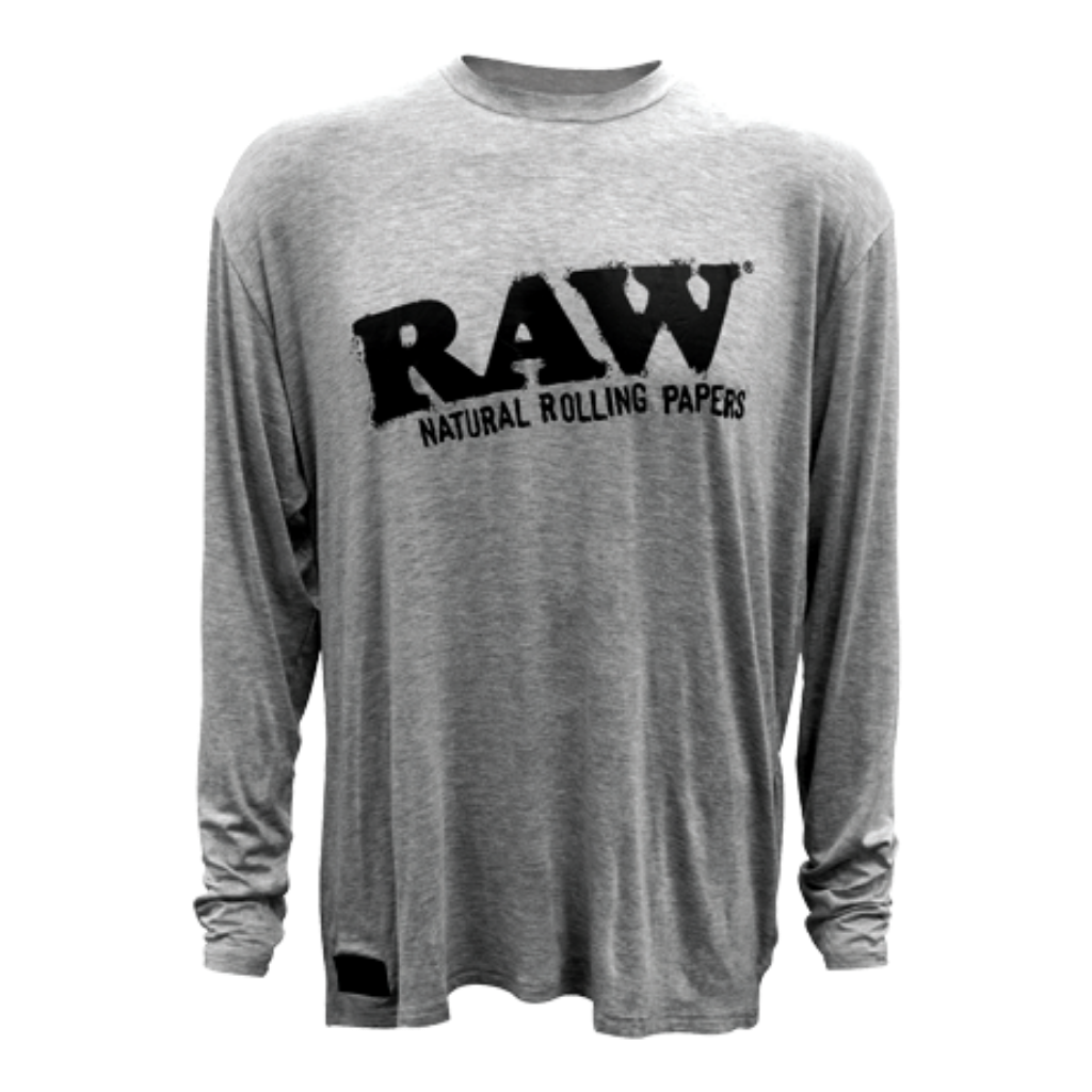 RAW Long Sleeve Heather Grey T-Shirt