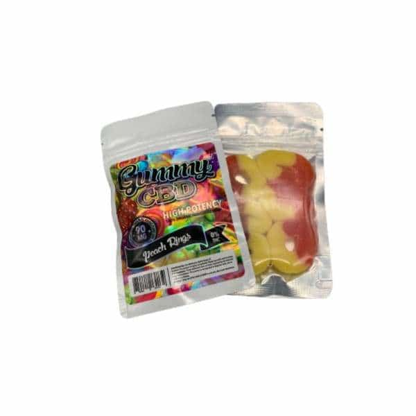 CBD Gummies Peach Rings - Smoke Shop Wholesale. Done Right.