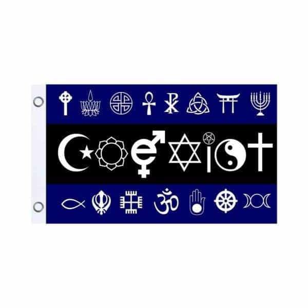 COEXIST Fly Flag - Smoke Shop Wholesale. Done Right.