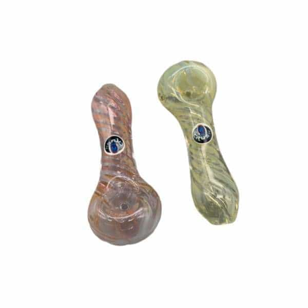 Crush - Swirl Spoon Glass Hand Pipe - Smoke Shop Wholesale. Done Right.