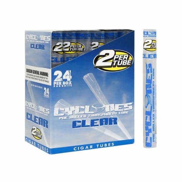 Cyclone Clear Blunt Cones - Smoke Shop Wholesale. Done Right.