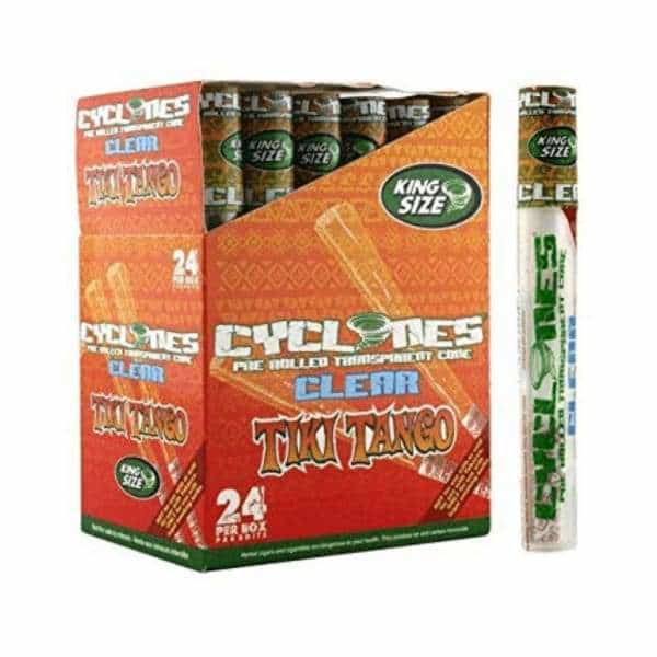 Cyclone Clear Tiki Tango King Size Cones - Smoke Shop Wholesale. Done Right.
