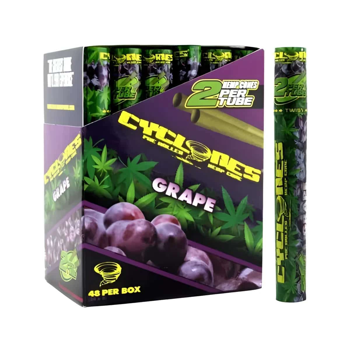 Cyclone Grape Hemp Cones - Smoke Shop Wholesale. Done Right.