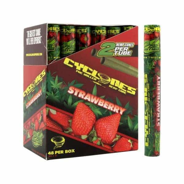 Cyclone Strawberry Hemp Cones - Smoke Shop Wholesale. Done Right.