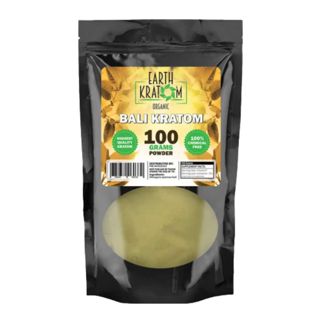 Earth Kratom Bali - 100g Kratom Powder - Smoke Shop Wholesale. Done Right.