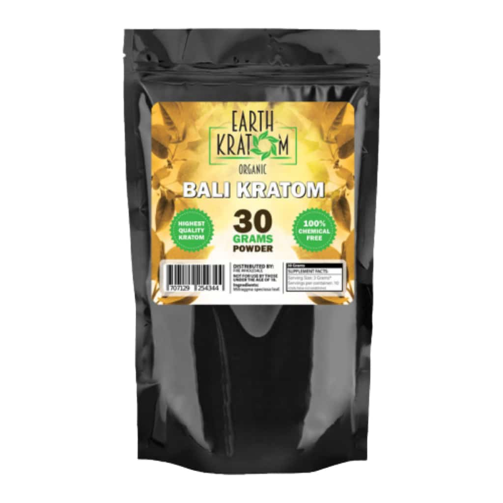 Earth Kratom Bali - 30g Kratom Powder - Smoke Shop Wholesale. Done Right.