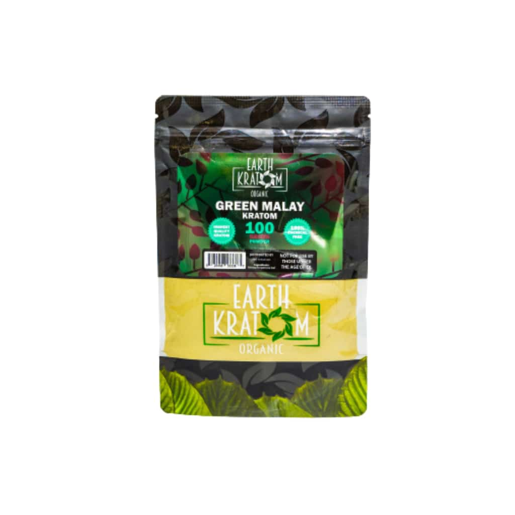 Earth Kratom Green Malay - 100g Kratom Powder - Smoke Shop Wholesale. Done Right.