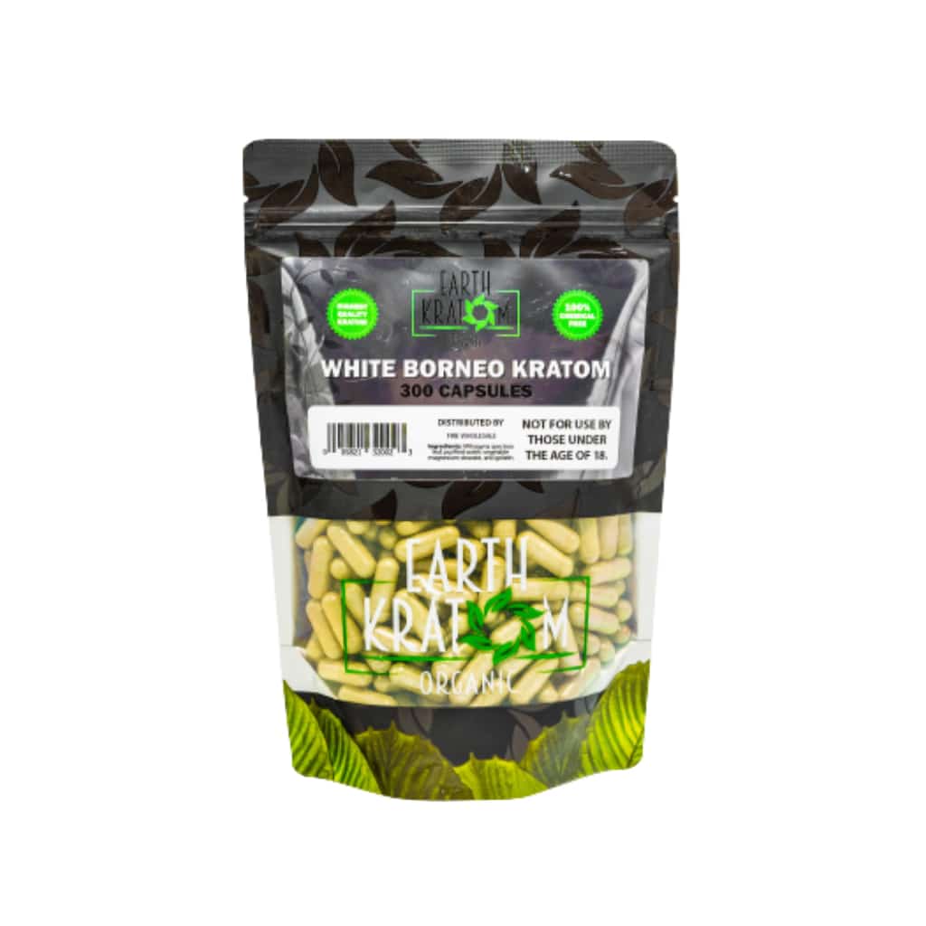Earth Kratom Green Vietnam - 300ct Kratom Capsules - Smoke Shop Wholesale. Done Right.