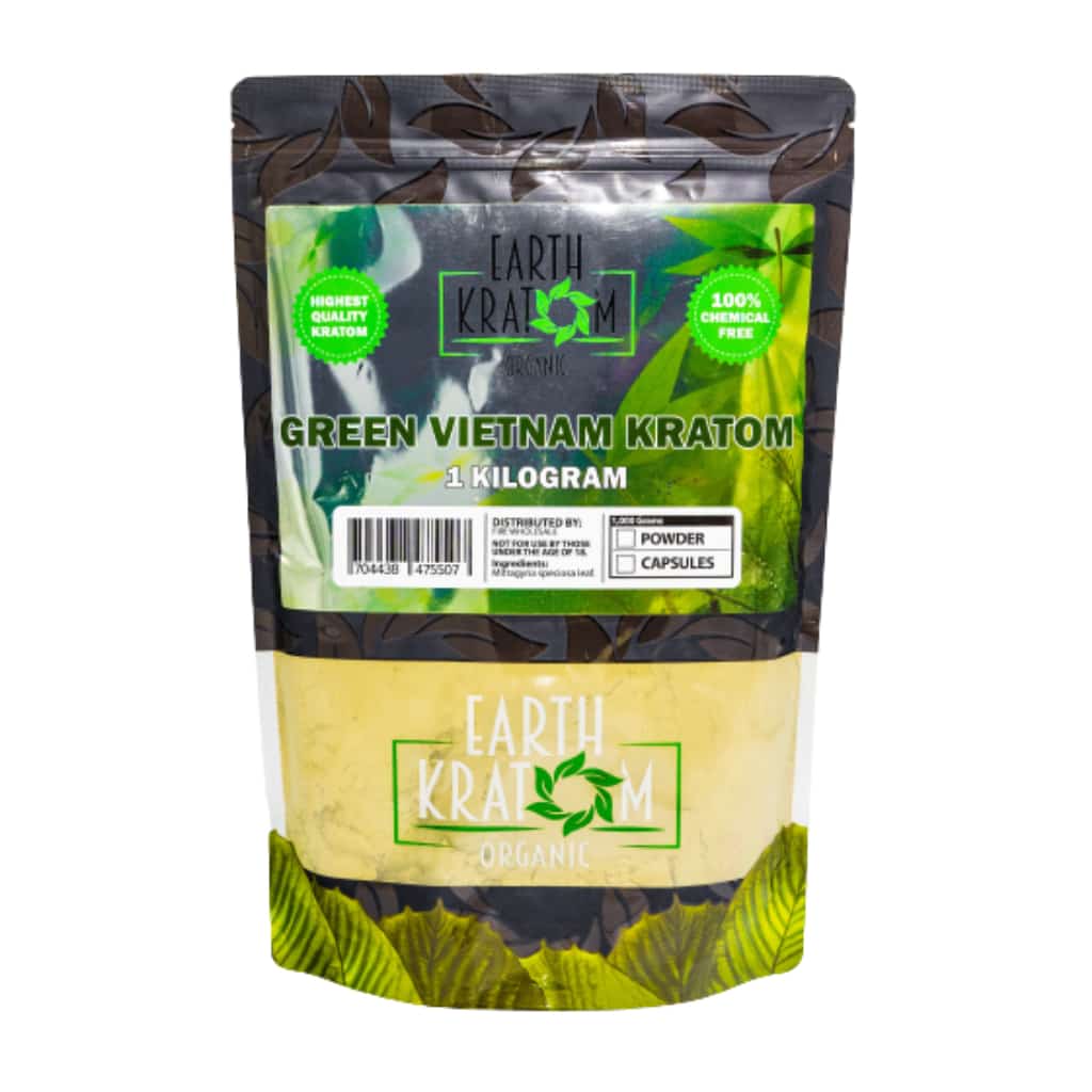 Earth Kratom Green Vietnam - Kilo Kratom Powder - Smoke Shop Wholesale. Done Right.