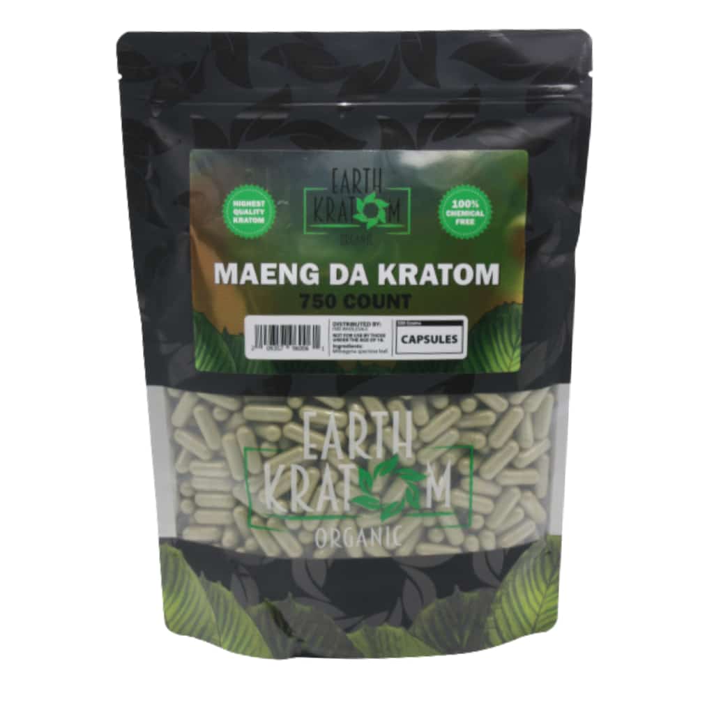 Earth Kratom Maeng Da - 750ct Kratom Capsules - Smoke Shop Wholesale. Done Right.