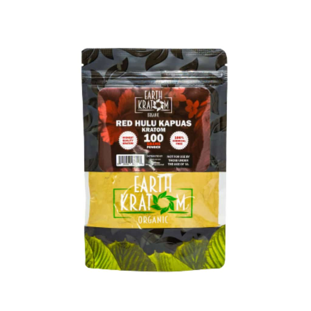 Earth Kratom Red Hulu Kapuas - 100g Kratom Powder - Smoke Shop Wholesale. Done Right.