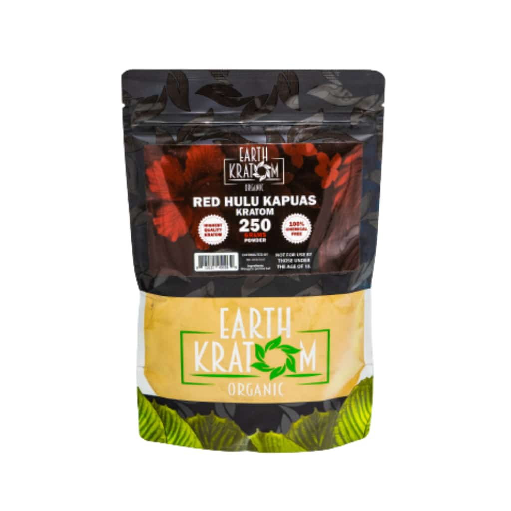 Earth Kratom Red Hulu Kapuas - 250g Kratom Powder - Smoke Shop Wholesale. Done Right.