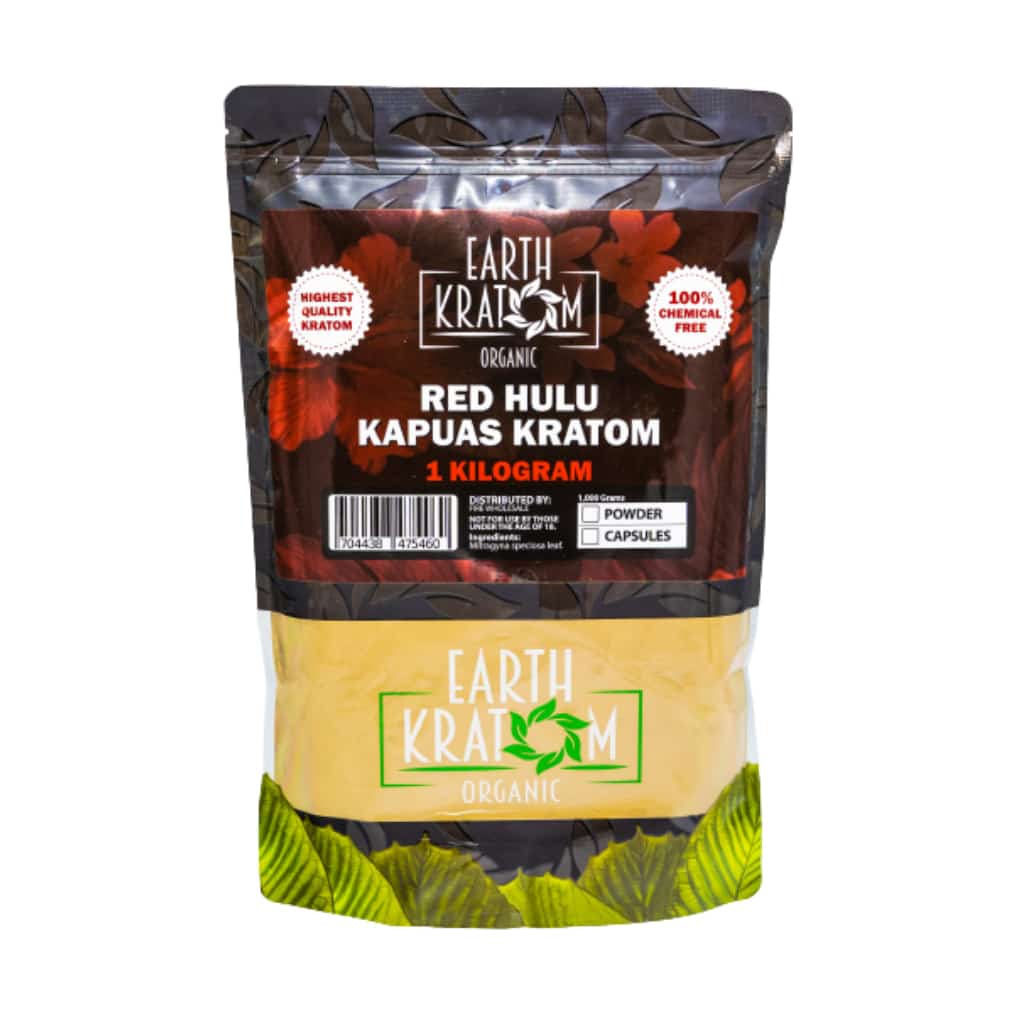 Earth Kratom Red Hulu Kapuas - Kilo Kratom Powder - Smoke Shop Wholesale. Done Right.