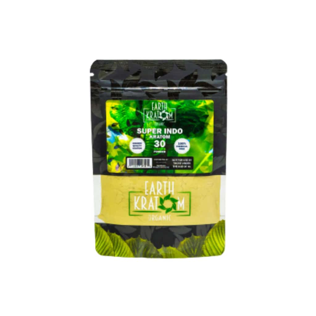 Earth Kratom Super Indo - 30g Kratom Powder - Smoke Shop Wholesale. Done Right.