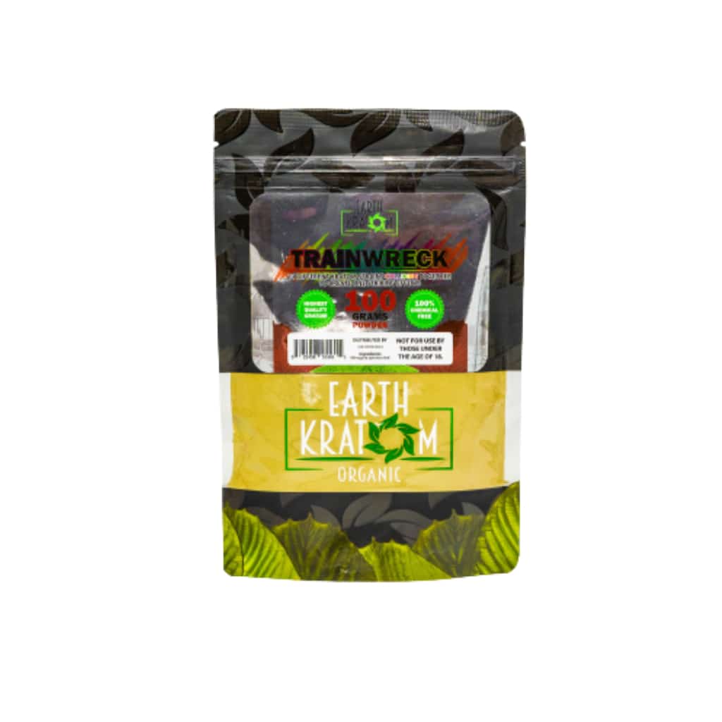 Earth Kratom Trainwreck - 100g Kratom Powder - Smoke Shop Wholesale. Done Right.