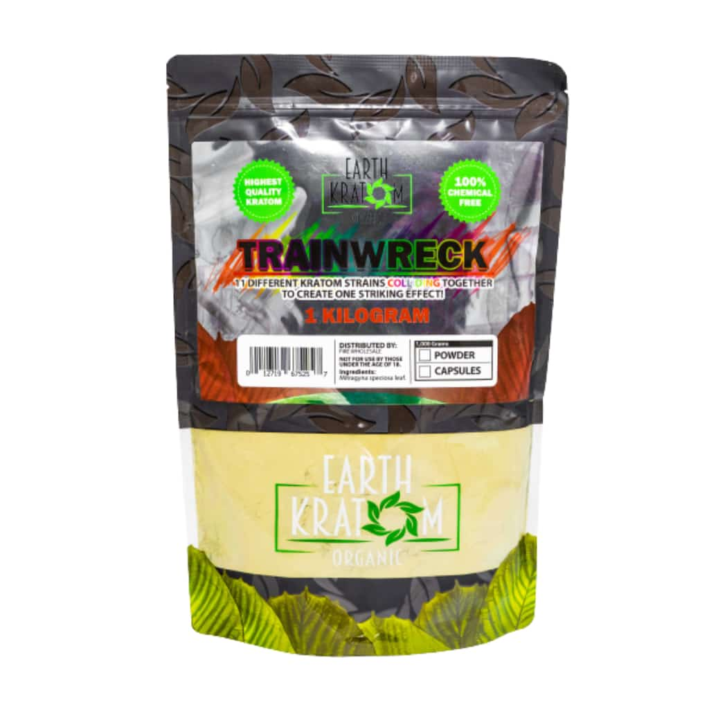 Earth Kratom Trainwreck - Kilo Kratom Powder - Smoke Shop Wholesale. Done Right.