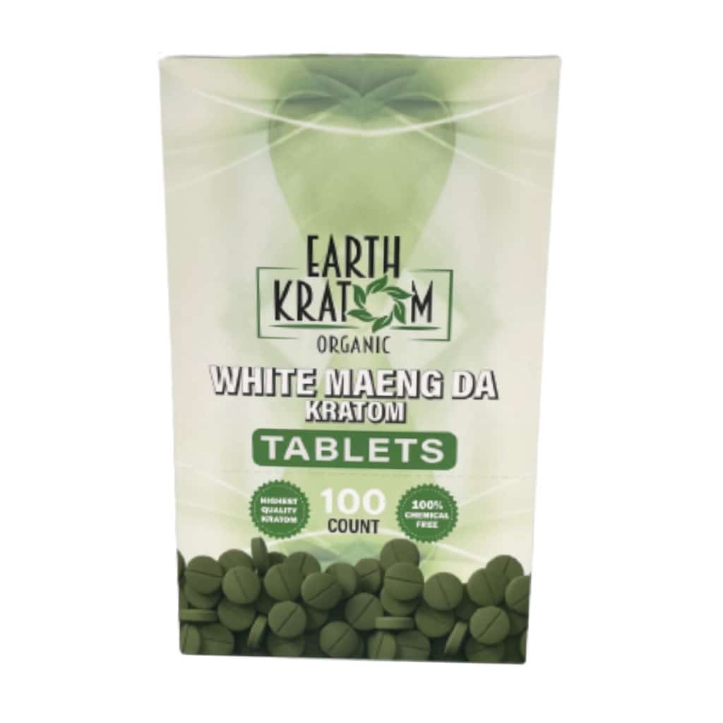 Earth Kratom White Maeng Da Tablets - 100ct 6 ct display. - Smoke Shop Wholesale. Done Right.