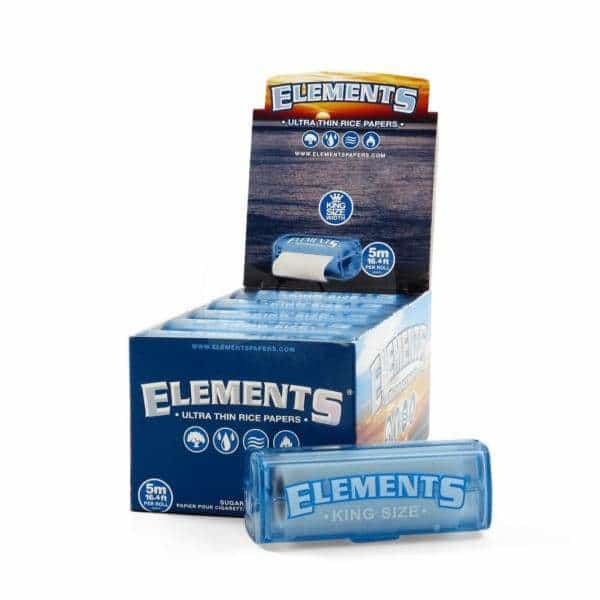 Elements King Sized Rolls 10ct Box 5 Meter per Roll - Smoke Shop Wholesale. Done Right.