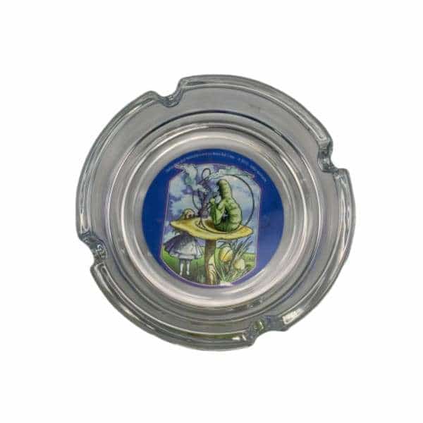 Glass Alice in Wonderland Ashtray - Smoke Shop Wholesale. Done Right.