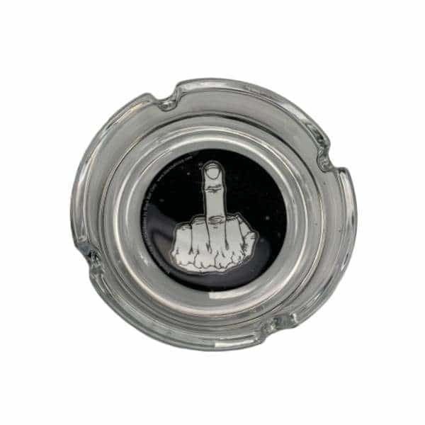 Glass Middlefinger Ashtray - Smoke Shop Wholesale. Done Right.