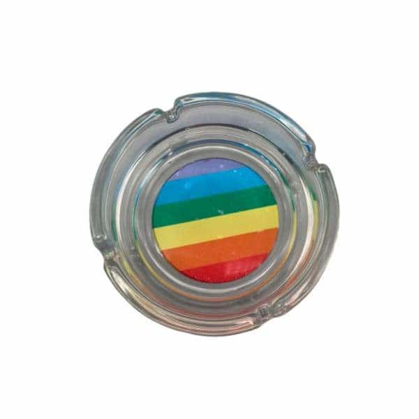 Glass Rainbow Ashtray - Smoke Shop Wholesale. Done Right.