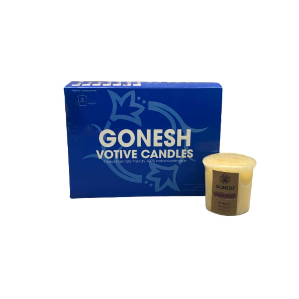 Gonesh Votive Candles - Vanilla - Smoke Shop Wholesale. Done Right.