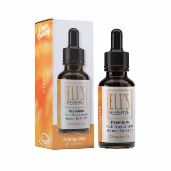 Green Remedy 750mg Eli’s Reserve Mango - Smoke Shop Wholesale. Done Right.