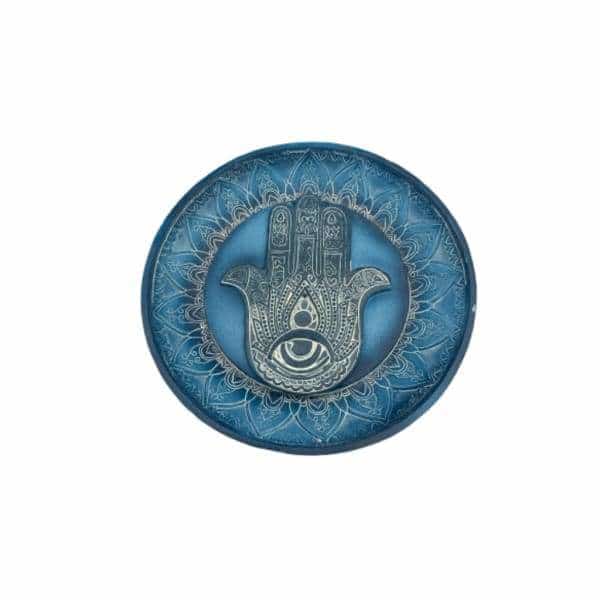 Hamsa Round Plate Incense Burner - Smoke Shop Wholesale. Done Right.