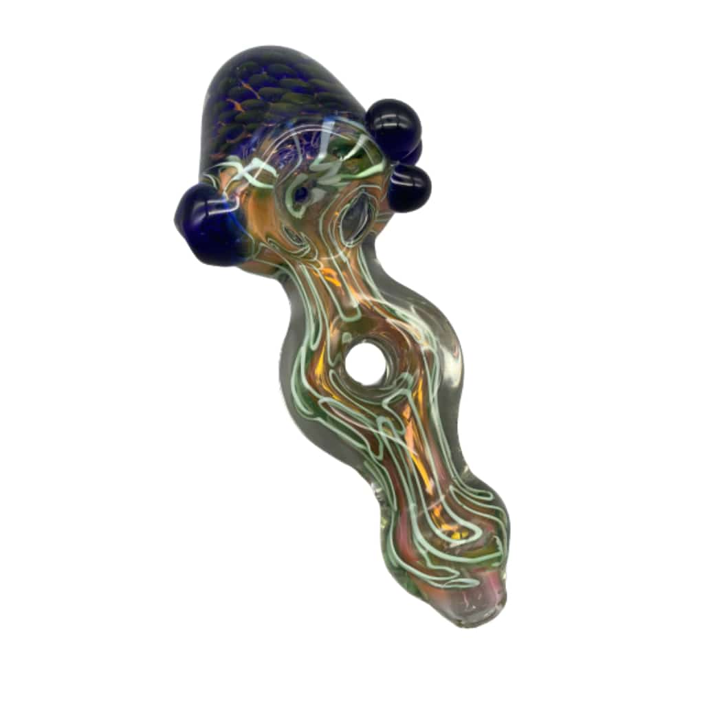 5½’ Heavy Gold Fumed Honeycomb Hand Pipe - Smoke Shop Wholesale. Done Right.