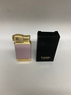 VIANEL LIGHTER WITH LAVENDER CALFSKIN WRAP *** CLOSEOUT***