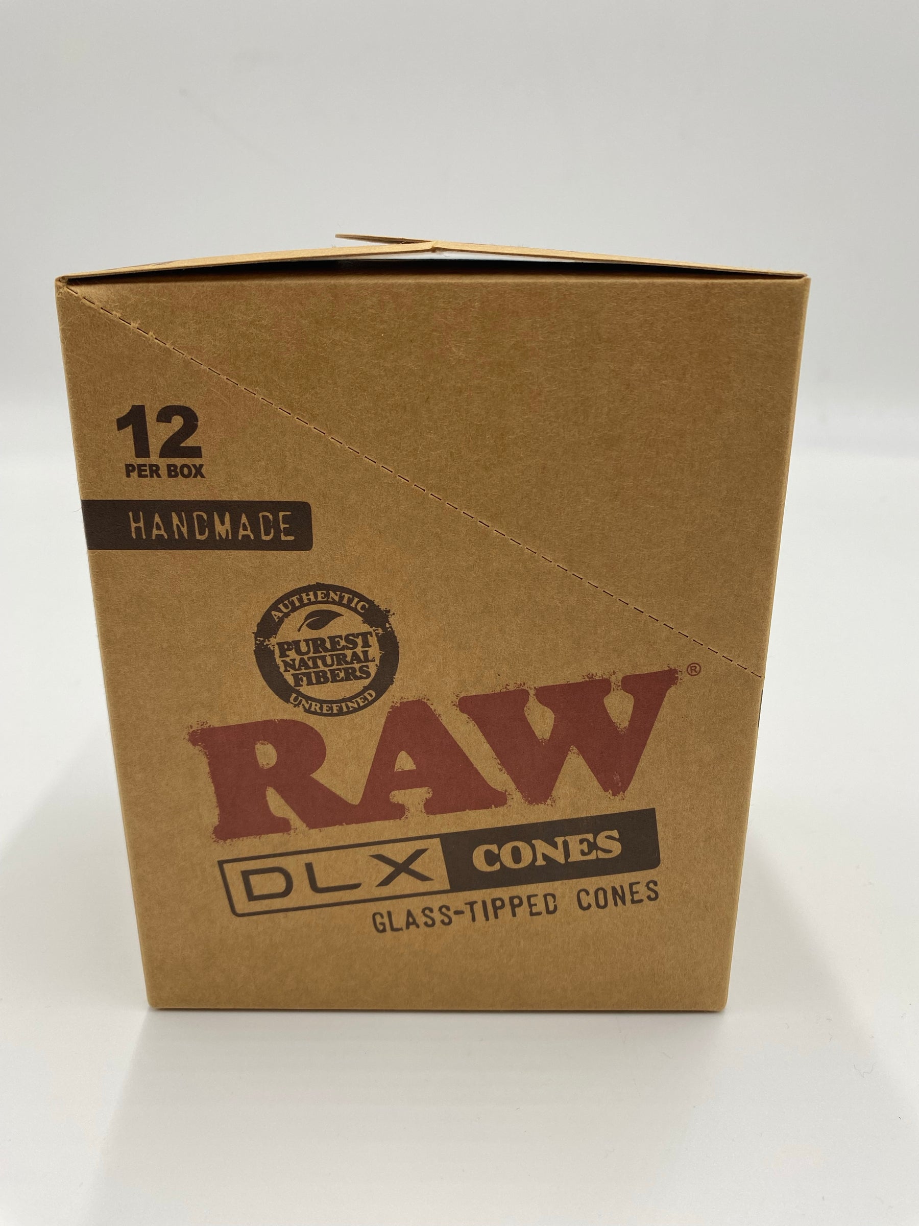 RAW X LUXE GLASS TIP KING SIZE CONE 12 CT DISPLAY