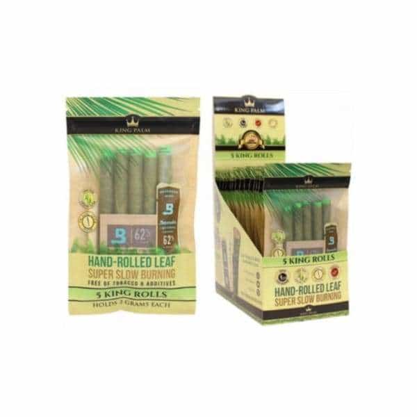 King Palm King Size 5 Pack - 15ct Display - Smoke Shop Wholesale. Done Right.