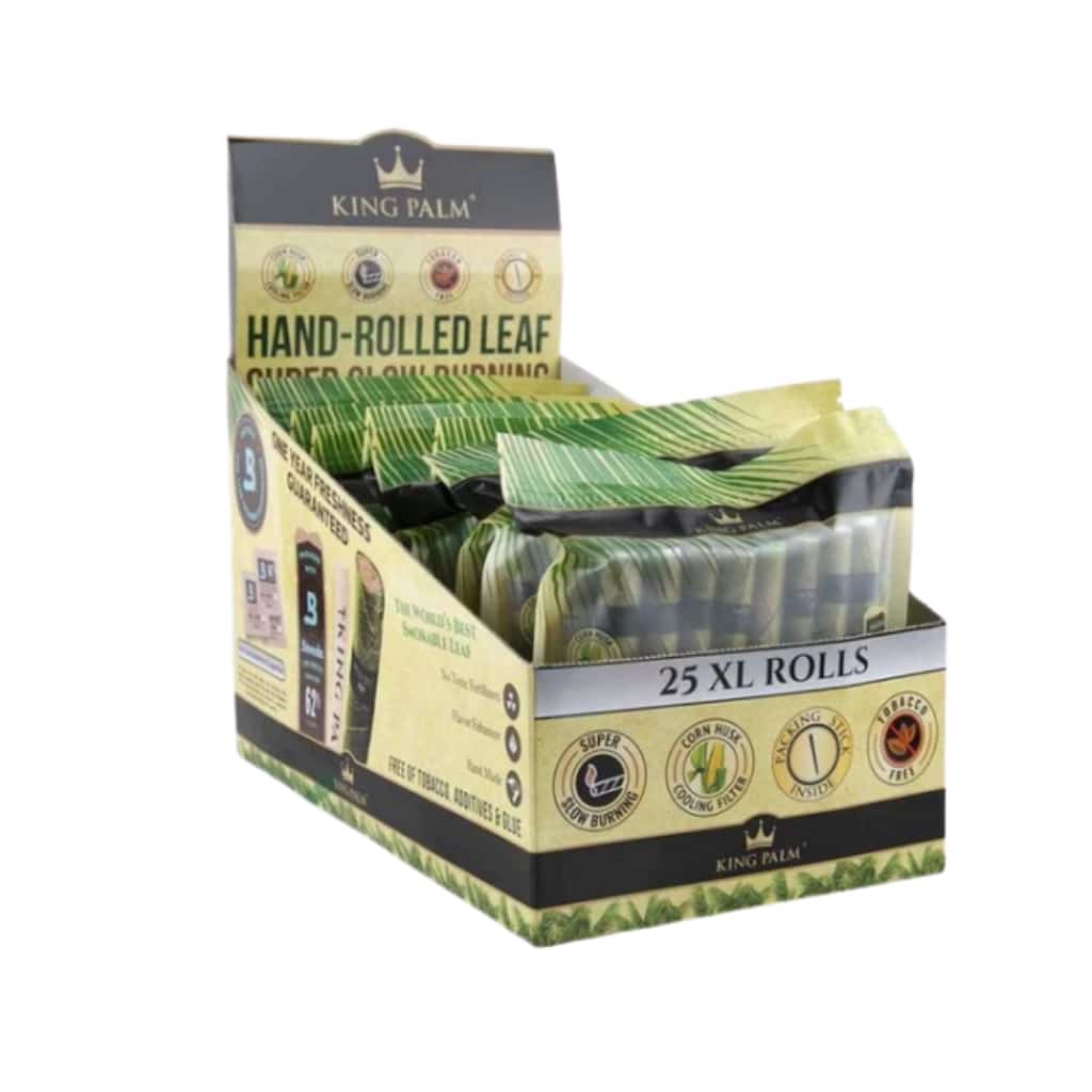 King Palm XL Size 25 Pack - 8ct Display **CLOSEOUT** - Smoke Shop Wholesale. Done Right.