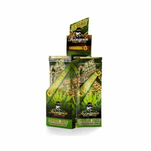 Kingpin Natural Hemp Wraps - Smoke Shop Wholesale. Done Right.
